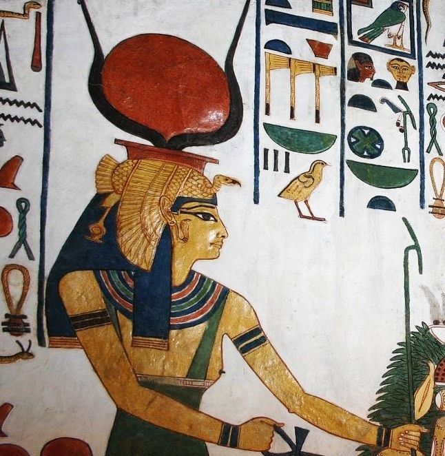 Hathor diosa egipcia de la belleza