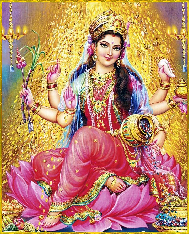 Sri o Lakshmi Diosa hindú de la belleza